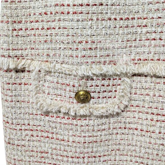 J. CREW Tweed Fringe Sheath Dress 12 - Picture 4 of 9